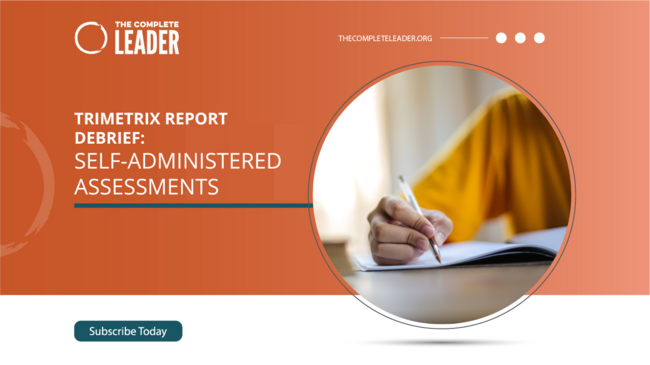 TriMetrix Report Competencies Debrief | The Complete Leader